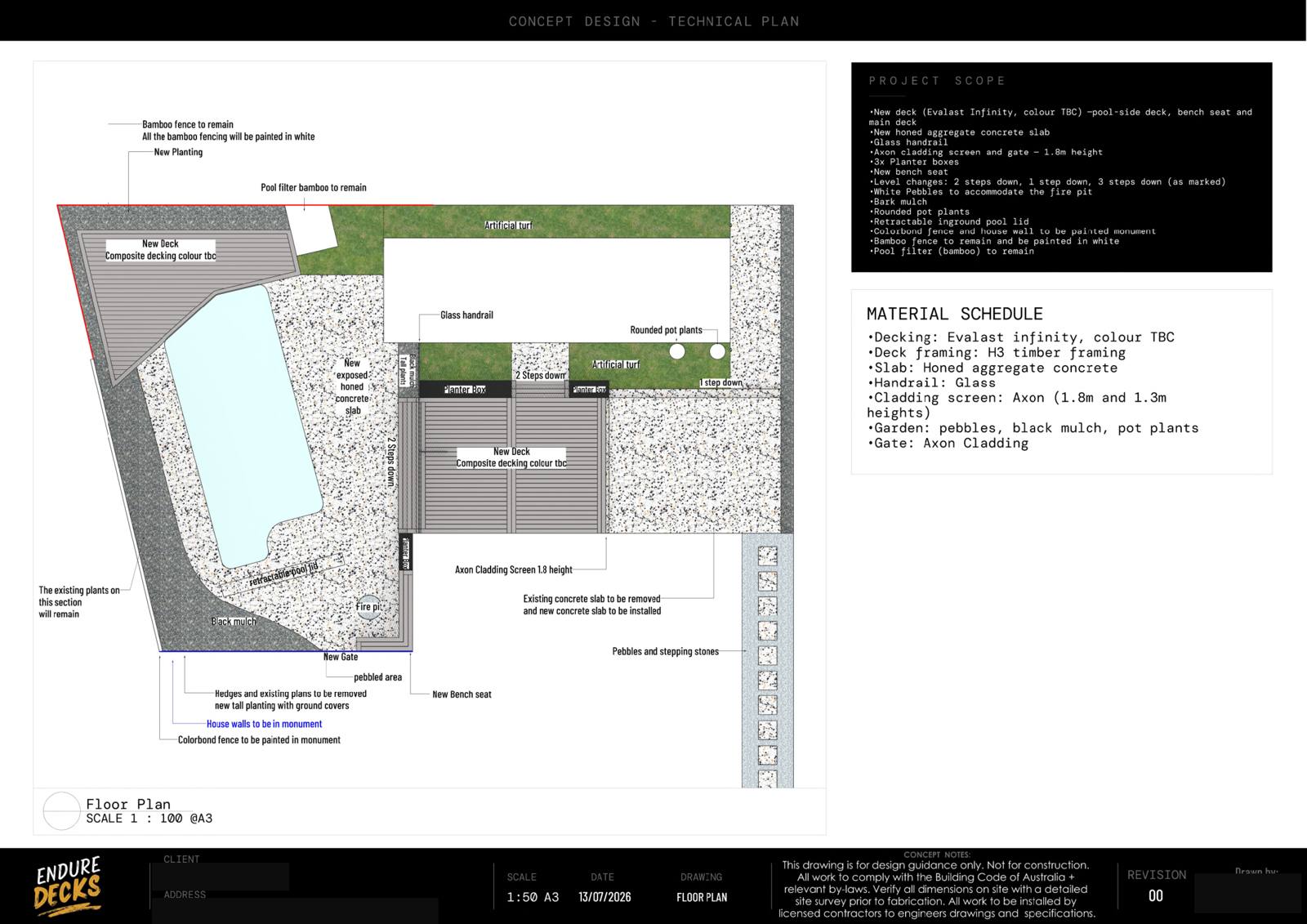 Thornlie concept design — Technical plan